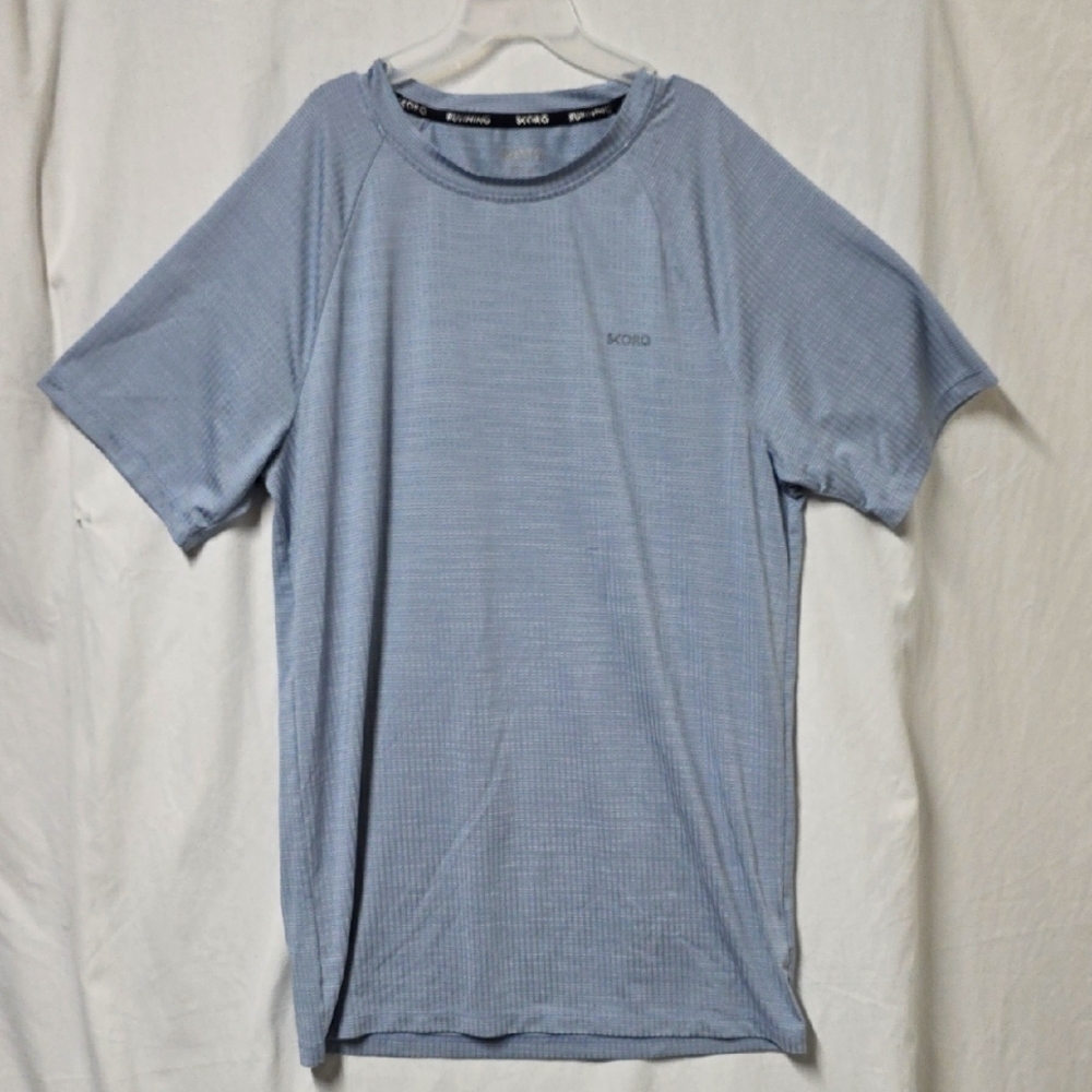 Skora Gray Blueish Crewneck QWICK DRY shirt Small